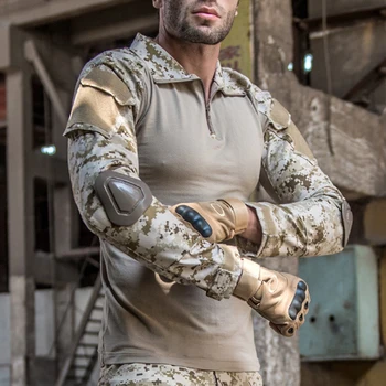 Тренировочная толстовка на открытом воздухе, мужские толстовки в армейском стиле с камуфляжным принтом, лоскутные свитшоты, Повседневные облегающие топы на молнии с длинным рукавом