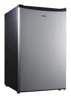 Однодверный мини-холодильник Galanz объемом 4,3 кубических фута, нержавеющая сталь