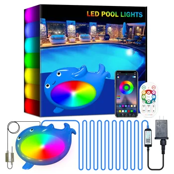 Светодиодный Настенный светильник для бассейна Подводный Красочный RGB Настенный светильник для бассейна Подводный Пульт дистанционного управления