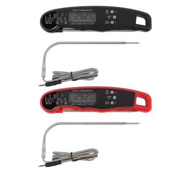 Функция калибровки показаний кулинарного термометра Высокоточный термометр для мяса для барбекю для кухни для приготовления на гриле на открытом воздухе
